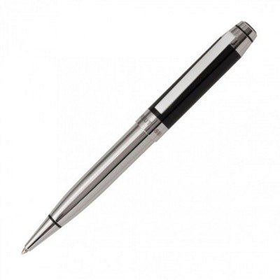 Branded Promotional CERRUTI 1881 HERITAGE BALL PEN in Black Pen From Concept Incentives.