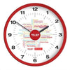 Branded Promotional PERTH WALL CLOCK Clock From Concept Incentives.