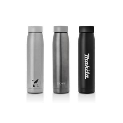 Branded Promotional MIRAGE STAINLESS STEEL METAL THERMOS BOTTLE Sports Drink Bottle From Concept Incentives.