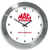 Branded Promotional SYDNEY 42CM STAINLESS STEEL METAL WALL CLOCK Clock From Concept Incentives.