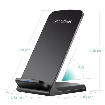 Branded Promotional BOLT FAST CHARGE CORDLESS MOBILE PHONE CHARGER Charger in Black From Concept Incentives.