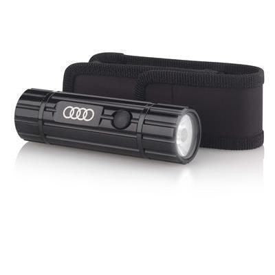 Branded Promotional MAXI POWER TORCH in Black Torch From Concept Incentives.