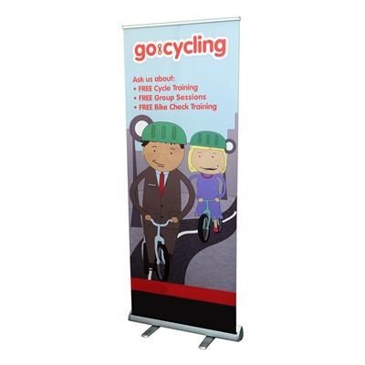 Branded Promotional ECHO ROLLER BANNER Banner From Concept Incentives.