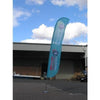 Branded Promotional FEATHER BANNER FLAG in Large Feather Flag From Concept Incentives.