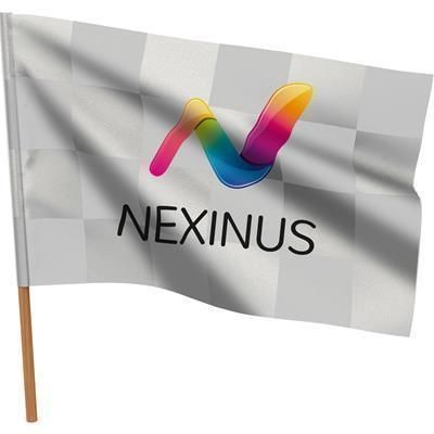 Branded Promotional SUPERSIZE HAND WAVING FLAG Flag From Concept Incentives.