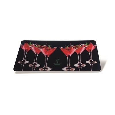 Branded Promotional RECTANGULAR BAR MAT Bar Runner Mat From Concept Incentives.
