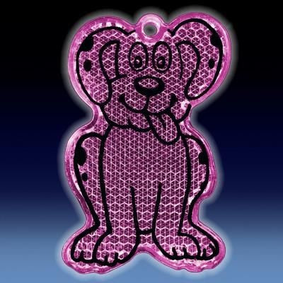 Branded Promotional SAFETY REFLECTOR PUPPY DOG SHAPE Reflector From Concept Incentives.