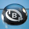 Branded Promotional 9CM OPTICAL GLASS DOME PAPERWEIGHT Paperweight From Concept Incentives.