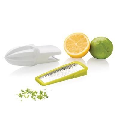 Branded Promotional 2-IN-1 CITRUS ZESTER AND GRATER in White Kitchen Gadget From Concept Incentives.