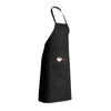 Branded Promotional RECYCLED COTTON APRON in Black Apron from Concept Incentives