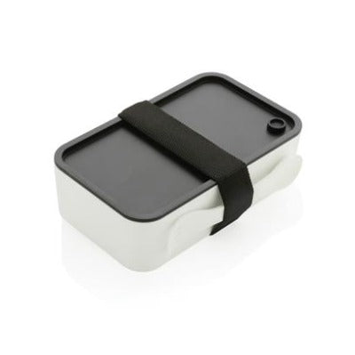 Branded Promotional GRS LUNCH BOX WITH SPORK in White Lunch Box from Concept Incentives