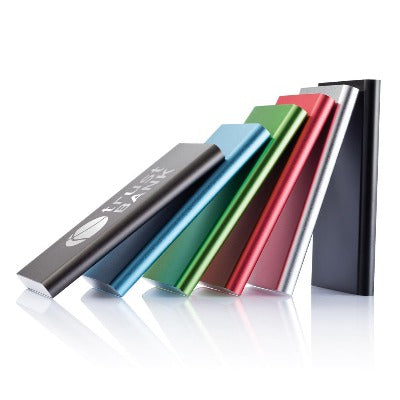 Branded Promotional 4000 MAH SLIM POWER BANK from Concept Incentives