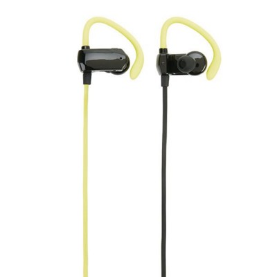 Branded Promotional CORDLESS SPORTS EARPHONES in Black Earphones From Concept Incentives.