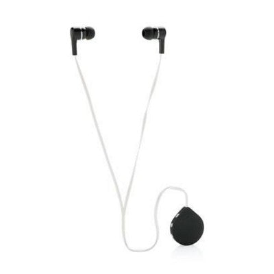 Branded Promotional CORDLESS EARBUDS with 60 Cm Wire Tpe Cable Earphones From Concept Incentives.