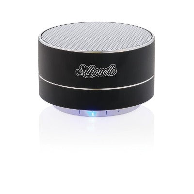 Branded Promotional BBM CORDLESS SPEAKER in Black Speakers From Concept Incentives.