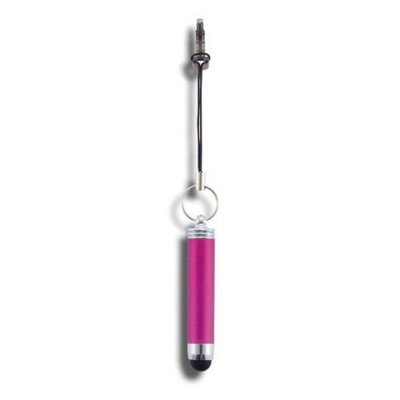 Branded Promotional KEYRING BALL PEN with Stylus Pen From Concept Incentives.