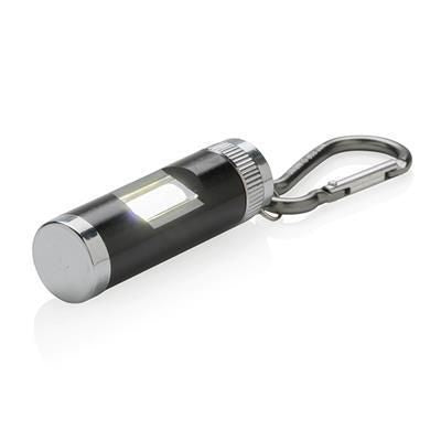 Branded Promotional COB LIGHT with Carabiner Torch From Concept Incentives.