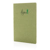 Branded Promotional A5 STANDARD SOFTCOVER SLIM NOTE BOOK in Green Jotter From Concept Incentives.