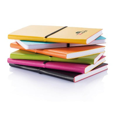 Branded Promotional DELUXE SOFTCOVER A5 NOTE BOOK Notebook from Concept Incentives