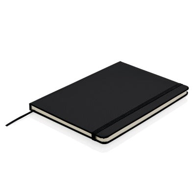 Branded Promotional CLASSIC HARDCOVER NOTE BOOK A5 in Black Notebook from Concept Incentives