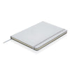 Branded Promotional CLASSIC HARDCOVER NOTE BOOK A5 in Grey Notebook from Concept Incentives