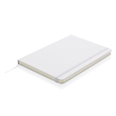 Branded Promotional CLASSIC HARDCOVER NOTE BOOK A5 in White Notebook from Concept Incentives