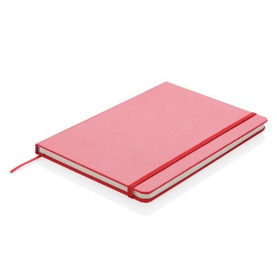 Branded Promotional CLASSIC HARDCOVER NOTE BOOK A5 in Red Notebook from Concept Incentives