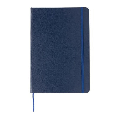 Branded Promotional CLASSIC HARDCOVER NOTE BOOK A5 in Blue Notebook from Concept Incentives