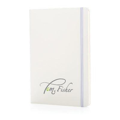 Branded Promotional CLASSIC HARDCOVER SKETCHBOOK A5 PLAIN in White Note Pad From Concept Incentives.