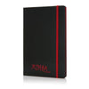 Branded Promotional A5 NOTE BOOK with Red Colour Side from Concept Incentives