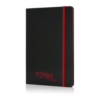 Branded Promotional A5 NOTE BOOK with Red Colour Side from Concept Incentives 
