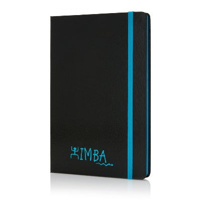 Branded Promotional A5 NOTE BOOK with Red Colour Side from Concept Incentives 