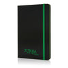 Branded Promotional A5 NOTE BOOK with Green Colour Side from Concept Incentives