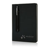 Branded Promotional DELUXE A5 NOTE BOOK with Stylus Pen Pen From Concept Incentives.