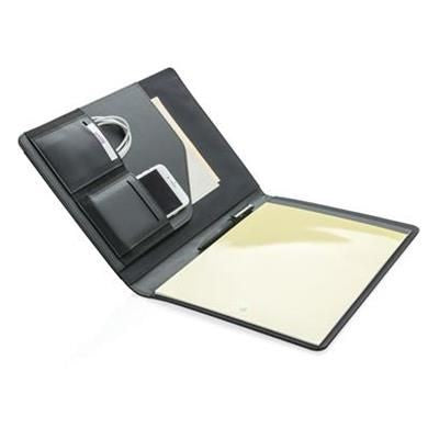 Branded Promotional A4 PORTFOLIO with 2 Useful Front Pockets & Large Front Sleeve Conference Folder From Concept Incentives.