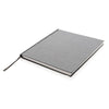 Branded Promotional DELUXE NOTE BOOK in Grey Notebook from Concept Incentives.