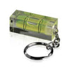 Branded Promotional LIBELLE KEYRING CHAIN LEVEL in Green Spirit Level From Concept Incentives.
