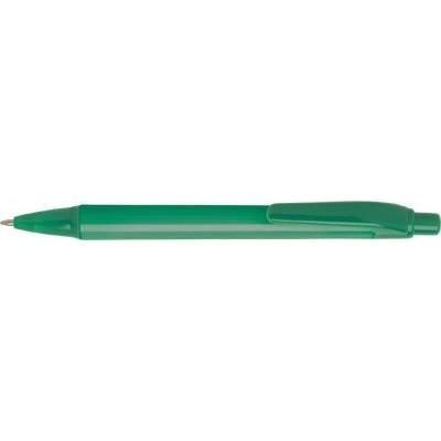 Branded Promotional PANTHER ECO BALL PEN in Green Pen From Concept Incentives.