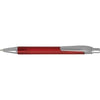 Branded Promotional PANTHER FROST BALL PEN in Frosted Red with Satin Silver Trim Pen From Concept Incentives.