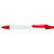 Branded Promotional PANTHER PLUS BALL PEN in White with Red Trim Pen From Concept Incentives.