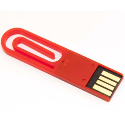 Branded Promotional PAPERCLIP USB PLASTIC FLASH DRIVE MEMORY STICK Memory Stick USB From Concept Incentives.