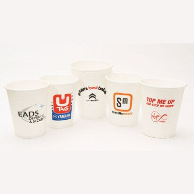 Branded Promotional DISPOSABLE SINGLE WALLED PAPER CUP Cup Paper From Concept Incentives.