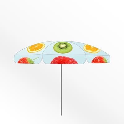 Branded Promotional SMALL ROUND CUSTOM PARASOL Parasol Umbrella From Concept Incentives.