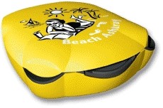 Branded Promotional POCKET ASH TRAY in Yellow Ash Tray From Concept Incentives.