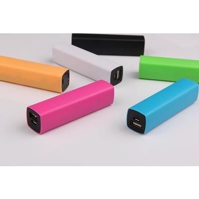 Branded Promotional PLASTIC POWER BANK CHARGER 007 Charger From Concept Incentives.