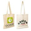 Branded Promotional PRINTED NATURAL COTTON SHOPPER TOTE BAG Bag From Concept Incentives.
