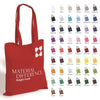 Branded Promotional PRINTED COLOUR COTTON SHOPPER TOTE BAG Bag From Concept Incentives.