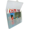 Branded Promotional POLYPROPYLENE CONFERENCE BOX in Frosted Clear Transparent Conference Folder From Concept Incentives.