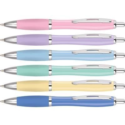 Branded Promotional CONTOUR PASTEL BALL PEN Pen From Concept Incentives.