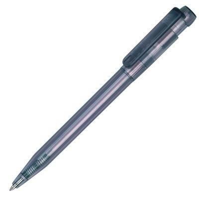 Branded Promotional PIER DIAMOND BALL PEN in Translucent Black Pen From Concept Incentives.